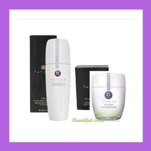 Tatcha Deep Polish Enzyme Powder 60g Cleansing Oil 5oz Set ~NIB